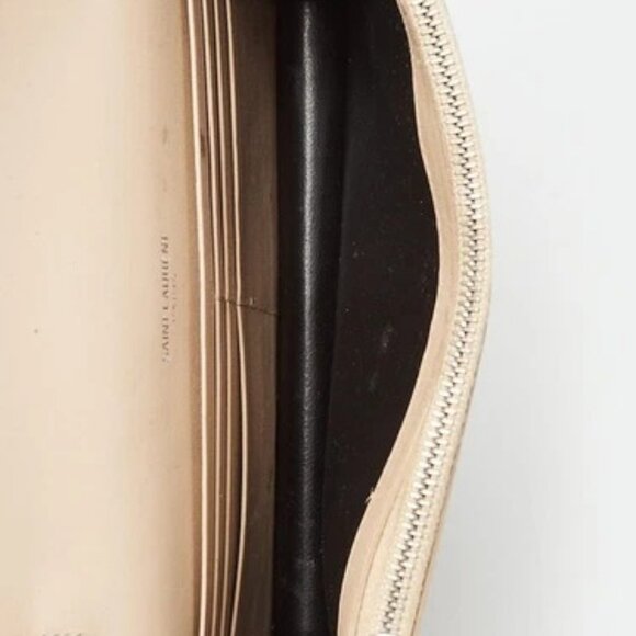 Yves Saint Laurent Beige Smooth Leather Kate Tassel Wallet on Chain Bag - Picture 10 of 12